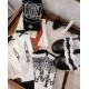 Mademoiselle Pearl Winter Evening Prayer Socks(Reservation/Full Payment Without Shipping)